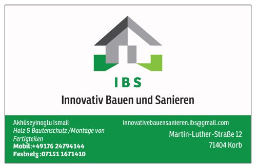 Logo IBS Innovativ Bauen Sanieren