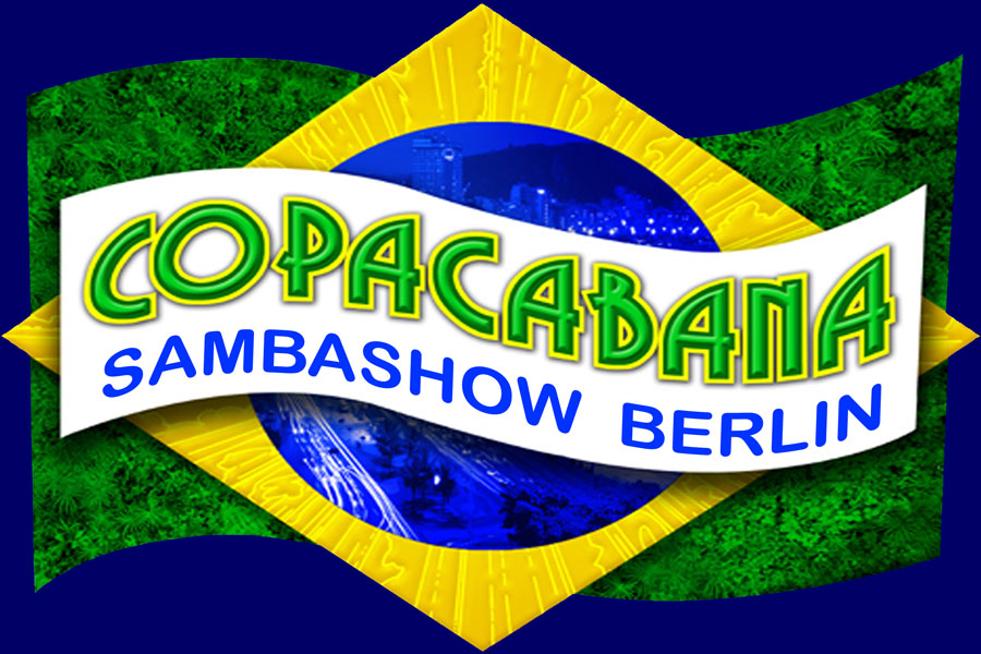 Logo COPACABANA SAMBASHOW BERLIN • SAMBA-TÄNZERINNEN AUS RIO!